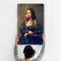 Wallity CAM-1089 Pintura Decorativa Vidrio Templado 46 x 72 cm, Arte de Pared Impresión UV para Hogar, Oficina, Material Vidrio Templado 4mm